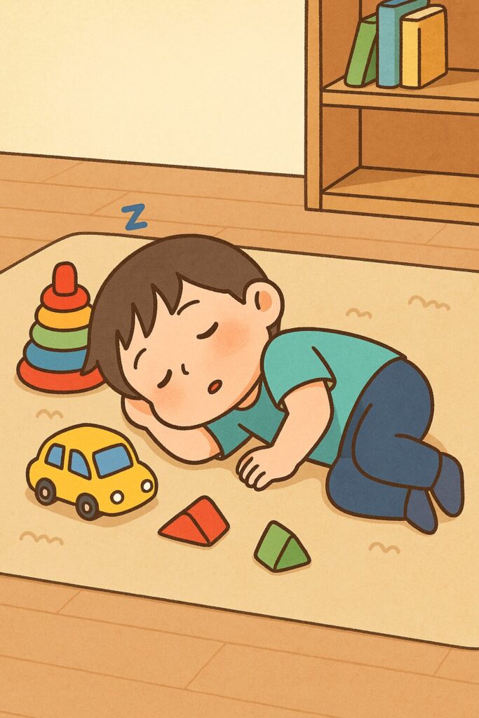 シーン4：ひとり遊びからの突然の寝落ち