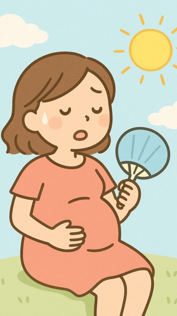シーン7_ママの体調と夏の暑さ