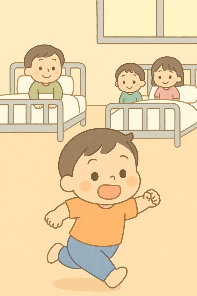 シーン7_大人数部屋での新しい環境