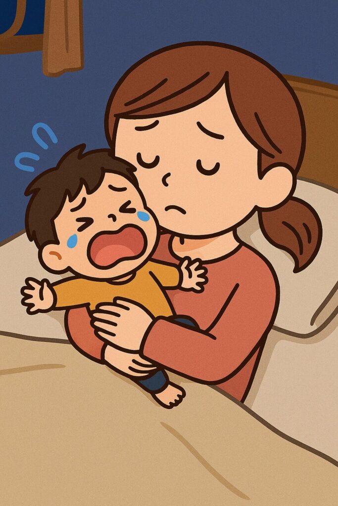 シーン8：ギャン泣きの末、ようやく入眠