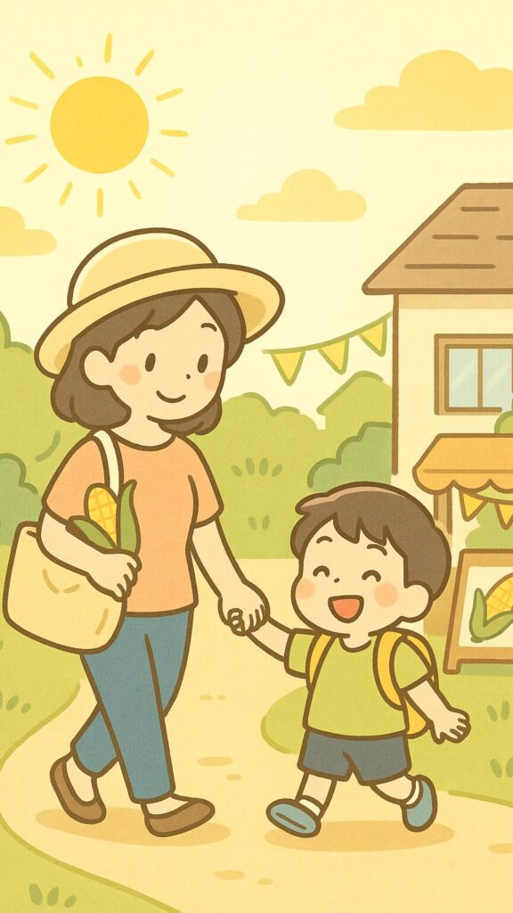 シーン1_とうもろこしイベントの朝