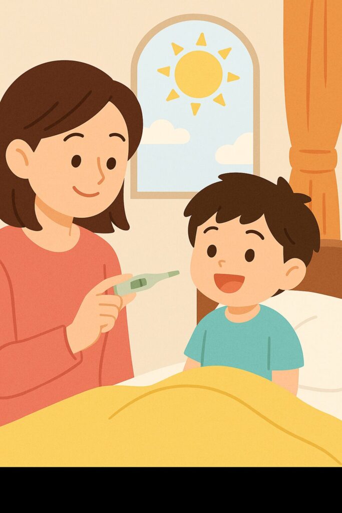 シーン2_熱が下がった朝