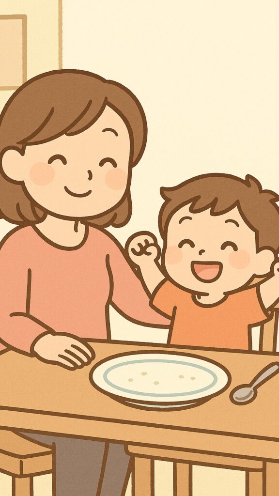 シーン4_ほぼ完食！アー君の食欲