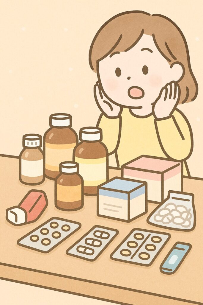 シーン4：大量の薬にびっくり