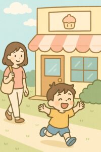 シーン5_お気に入りの場所に大はしゃぎ