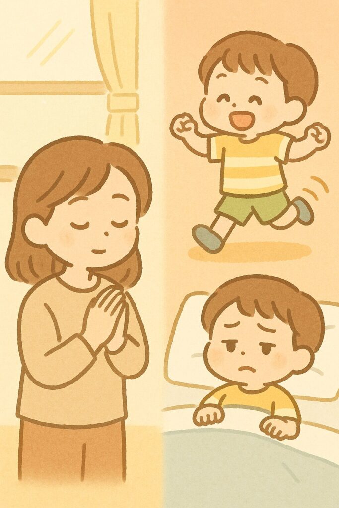 シーン8：一進一退の体調に見守る気持ち