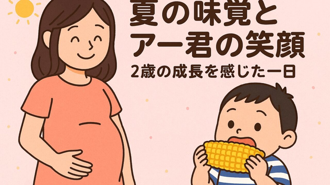 20250822_【夏の味覚とアー君の笑顔】2歳の成長を感じた一日