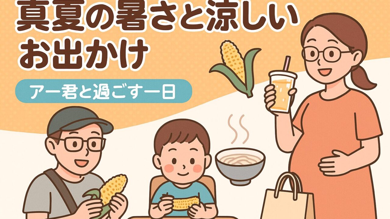 20250824_ 【真夏の暑さと涼しいお出かけ】アー君と過ごす一日