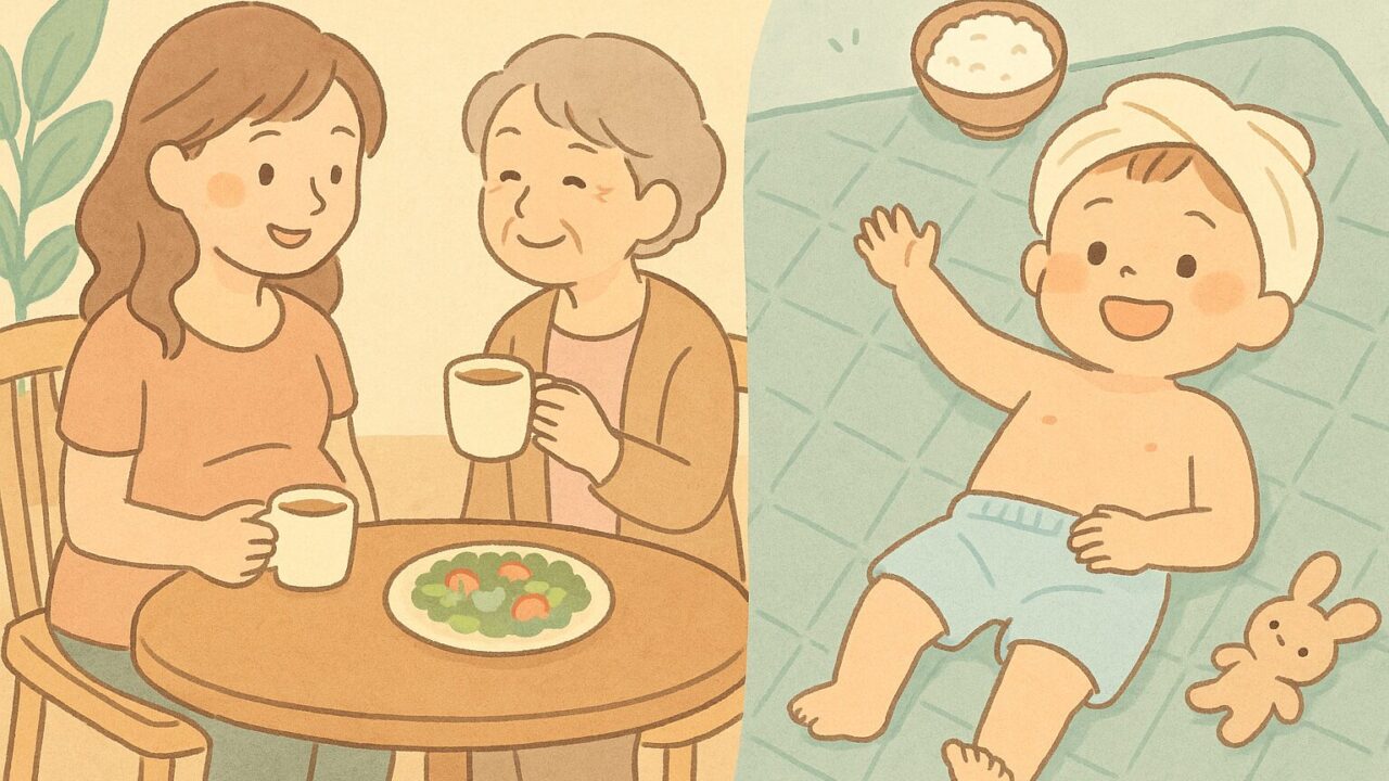 20250901_【育児日記】おばあちゃんと過ごす穏やかな一日