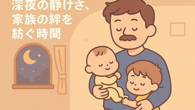 20250915_【2歳と0歳】夜泣き対応と、静けさの中で感じたありがたさ