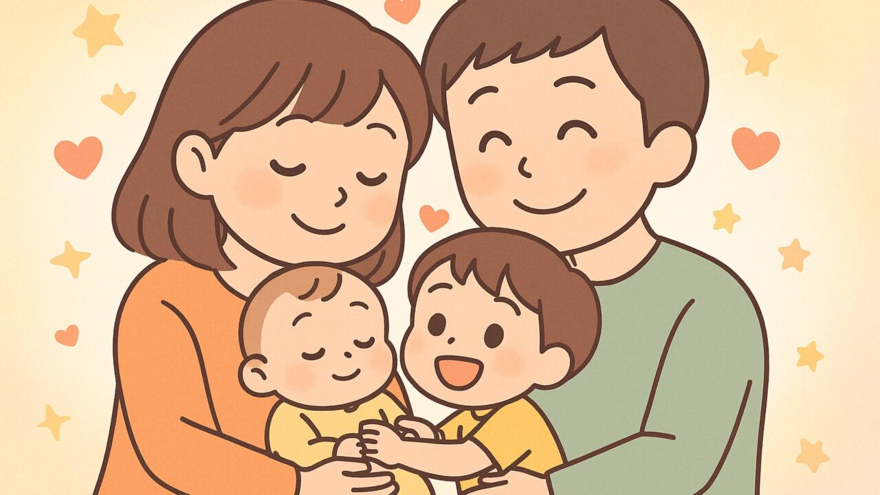 20250920_【2歳と0歳】二人を同時に抱っこした日、感じた幸せと小さな成長