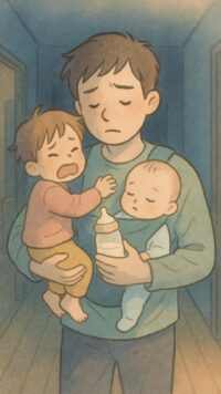 シーン1_夜泣きの対応