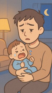 シーン1_寝不足の朝