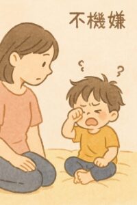 シーン3_お昼寝後の不機嫌タイム