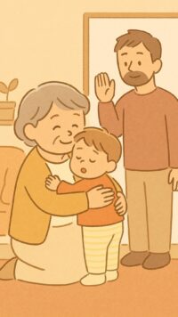 シーン4_おばあちゃんの家でお別れ