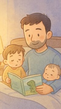 シーン7_寝かしつけの読み聞かせ