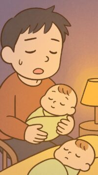 シーン8_夜のそうちゃんお世話、本格的な二人育児へ