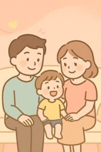シーン8：家族みんなで笑顔のひととき