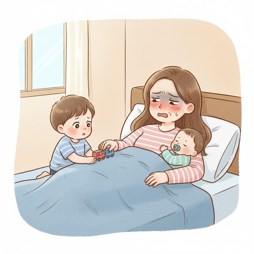 シーン1_体調不良の朝