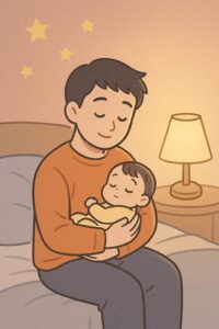 シーン1_夜のひと息とそうちゃんのリズム