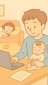 シーン2_パパの在宅奮闘と育児の両立