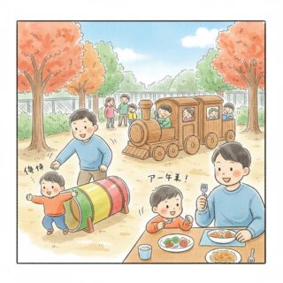 シーン3_笑顔いっぱい！保育園の親子イベント