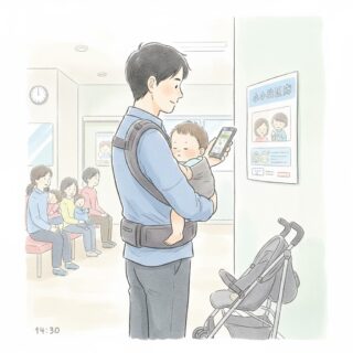 シーン5_パパとそうちゃんの耳鼻科大冒険