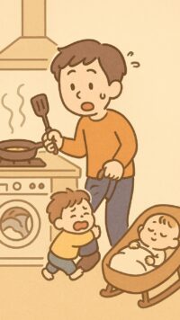 シーン5_夕方の家事カオス