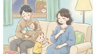 20251002-03_産後ママの「呼吸がしにくい」謎と、ノンストップうんちでパパが寝落ち寸前になった2日間