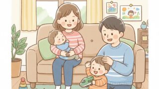 20251007_10月のある日：体調の波とパパの献身に感謝！2人育児のリアル