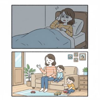 シーン4_奇跡の回復：急な体調の波